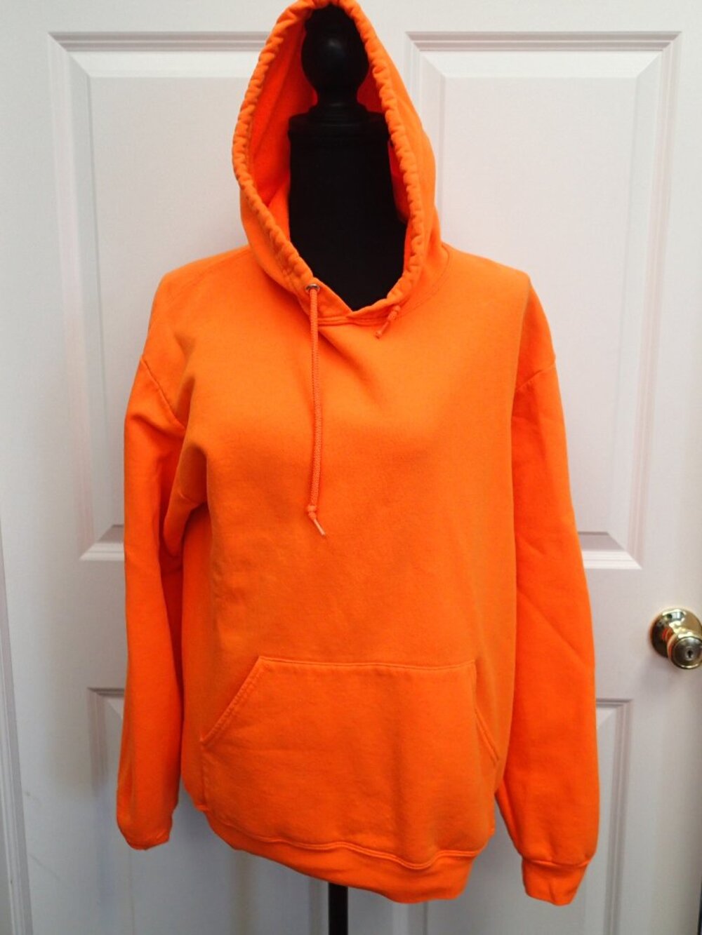 Fruit of the Loom Size Medium Bright Orange Hoodie